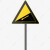 市唯罗纳可定制标识标牌陡坡警示牌600*600*2400mm块 铝制 600*600*2400m