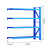 工都 货架仓储置物架多层货物展示架钢制储物架仓库阳台铁架子承重200kg蓝色1200*400*2000mm四层副架