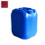 工创优品 加厚塑料桶堆码桶方形废液存储桶耐酸碱油桶化工桶 蓝色25L