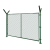 诺曼奇菱形孔仓库隔离网钢板网护栏工厂围栏防护围栏网护栏网（Y型柱）1.8米高*3米宽/含1柱