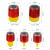 太阳能警示灯 LED红色爆闪灯 路锥护栏围挡塔吊施工闪光灯 螺丝款(红色)