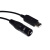 USB转XLR 卡侬头公头 声德音频处理器485通讯线 公头 D 1.8m