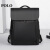 POLO男士双肩包大容量商务休闲背包可装16英寸电脑包通勤旅行出差男包 黑色