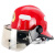 东安14款消防头盔消防员灭火防护头盔14式红色带护目镜抢险救援头盔 消防头盔-红色