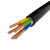 明超 铜芯交联聚乙烯绝缘聚氯乙烯电力电缆 YJV-0.6/1kV-5*6 黑色 1m