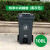 240L升垃圾桶大号商用户外带盖环卫垃圾箱移动大型分类大容量 100L特厚中间脚踩带轮(黑灰色)