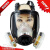防毒面具化工喷漆专用消防尘装修油漆打磨全面罩 唐丰大视野+0.5米管+3号罐