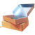烘焙食品锡纸披萨防水茶叶飞机盒铝箔保温箱冷链生鲜运输纸盒 纸铝T5(30x21.5x5cm)44个 三层硬防水铝箔