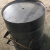 240L360L环卫挂车铁垃圾桶户外分类工业桶大号圆桶铁垃圾桶大铁桶 绿色 15mm厚带轮无盖