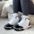 耐克（NIKE）休闲鞋女鞋夏季新款运动鞋Air Jordan Max Aura小康扣篮球鞋 AQ9214-121黑白配色 35.5