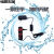 初构想12V直流微型迷你潜水泵220v开槽机小水泵抽水自吸泵水钻专用 加强款10米扬程无水管