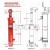 定制双向液压油缸重小型升降5吨底座泵站电动重型一体手动油缸液压缸 63X35X1000