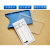 蓝色红色强磁性标签仓库标识牌货架标签物料卡塑料条标识卡磁性片 蓝色5.5*8cm强磁 8x4cm