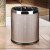急 垃圾桶创意圾简约现代办公厨房卫生间厕所酒店 10L银圈-黑色大理石纹