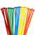 束线带 彩色自锁式尼龙扎带数据束线带捆绑工业园艺塑料红黄蓝绿橙JYH 红色4*100宽2.5mm(1000根/包)