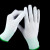 手套劳保耐磨工作防滑pu涂掌男女白色薄款尼龙带胶SIZE涂指定做 PU涂指手套(独立包装) L