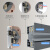 西门子嵌入式隐藏轨道插座厨房餐边柜可移动暗装电力滑动导轨 1.0米嵌入式轨道(4000W)银色