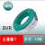 金龙羽 电线BVR1/1.5/2.5/4/6平方国标芯单芯多股工程家装软线 BVR6平方  绿色   100米/19股