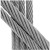 牵跃 镀锌钢丝绳 起重钢丝缆绳牵引绳  防锈镀锌钢丝 银白色 单位：米  18mm 