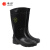 莱尔 SP专用靴厨房卫生靴男女款水鞋高筒耐酸耐碱防滑耐油雨鞋黑色 42