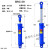 液压油缸双向液压缸升降式油顶拖拉机改装配件重型小型液压油泵 3吨行程300一根