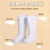 耀王防水防油防耐酸碱雨靴清洁卫生靴实验室雨鞋 白色EVA棉 43 