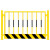 定制工地基坑护栏网道路工程施工警示围栏建筑定型化临边防护栏杆 1.2米*2米/8kg 黄黑 网片