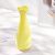 大肚小口陶瓷花瓶 蜀门田园彩色陶瓷干花花瓶家居装饰客厅桌面 多言小.款绿 0cm