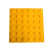 筑筠 盲砖 pvc盲道砖 橡胶指路砖 底部实心 30*30cm黄色条状 单位/块