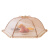 喜小鱼菜罩可折叠防尘罩新款家用餐桌网罩防虫罩食物罩 80cm咖色/蕾丝花边/加粗骨架