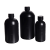 黑色小口塑料瓶密封瓶包装瓶化工试剂瓶避光瓶遮光瓶带内盖250ml 500ml 1000ml带刻度无刻 150ml 带刻度