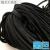 适用于3mm4mm手提袋绳彩色柔软尼龙绳子捆绑空心编织绳打包带子束 黑色3mm/180米/捆