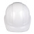 一盾ABS国标工地安全帽夏透气加厚建筑工程电工施工领导头盔定制字男 白色 SF-12标准款
