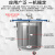 IBC吨桶气动搅拌机1000L油漆涂料横板式工业化工搅拌器高速分散机 三叶式叶轮15x250mm