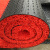 入户门地毯丝圈门垫大门口进门门外可裁剪脚垫子加厚防滑地垫工业品 红色 20MM厚 120X300CM