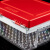 稳斯坦 试管运输盒 标本冷藏封存样品盒 真空采血管盒红色 13*100带胶垫 WW-81
