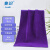 鲁识清洁毛巾超细纤维吸水百洁抹布30*70cm紫色5条装