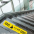 安赛瑞 防滑防水耐磨斜纹地贴 警示提示贴 台阶贴 50x10cm 当心碰头  5条装  1H02245