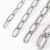 祁衡 304不锈钢链条 护栏防盗链 铁链吊链 短环链条3.5mm 一米价 