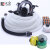 XMSJ自吸式长管呼吸器过滤防毒尘面罩单双人电动送风式空气呼吸器面具 自吸式呼吸器5米