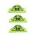 橙安盾 标志灯 三角警示灯支架 三角吸顶灯荧光 普通支架大号