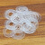 适用于M2M3M4-M12 耐高温PVC透明螺丝垫片绝缘塑胶垫圈超薄塑料圆 4*8*1.5(100个)硬