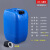 加厚堆码桶级塑料桶实验室废液桶化工方形包装桶10kg25升30L定制 20L蓝色-A款-加厚耐酸碱 满口容量约24L