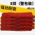 电焊手套加长款劳保防烫耐磨耐高温柔软氩弧焊加厚耐用 [牛皮双层耐用型]红色8双(40c 均码