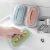带手柄浴缸刷浴室瓷砖刷厨房清洁擦去污刷子洗锅清洁刷家用海绵擦 北欧绿3个装