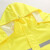阿力牛 ASF295 长款风衣式反光雨衣 道路施工双层劳保雨衣 荧光黄 2XL 