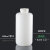 塑料瓶HDPE试剂瓶样品瓶密封液体包装采样瓶广口小口白色加厚酸碱 小口1000ml