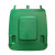 贝净洁240L户外环卫垃圾桶配件大号桶盖加厚盖子单买分类塑料桶盖带插销 120L绿色盖子+配插销