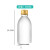 贝傅特 玻璃瓶 实验室分装瓶 化工样品瓶透明瓶带盖大口径小瓶子空瓶小药瓶 200ml大肚 