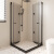 莎庭（SARTILL）折叠淋浴房浴屏淋浴房简易整体卫生间定制l型折叠门小户型浴屏玻 一字型80*190 不含蒸汽